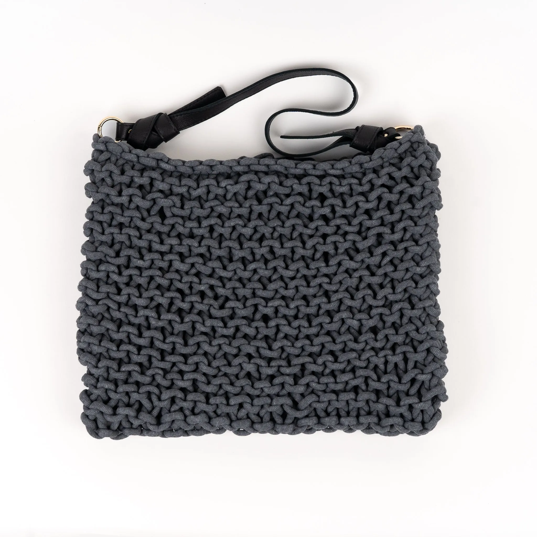 Crochet Hobo Shoulder Bag