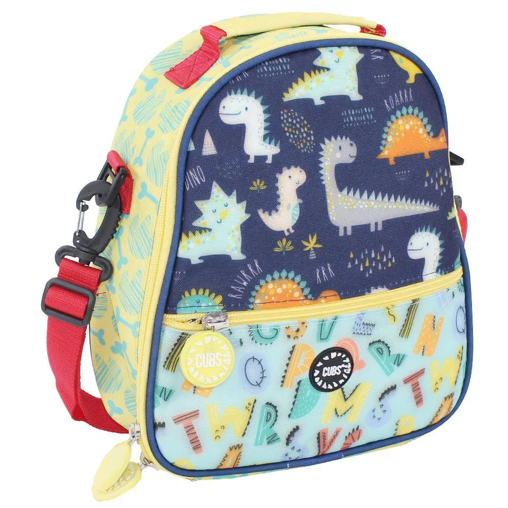 CUBS I KNOW MY ALPHABET DINO PRE-SCHOOL LUNCH BAG