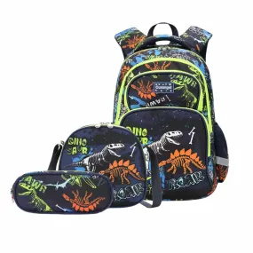 CUSANGEL - Cartoon Dinosaur School Backpack