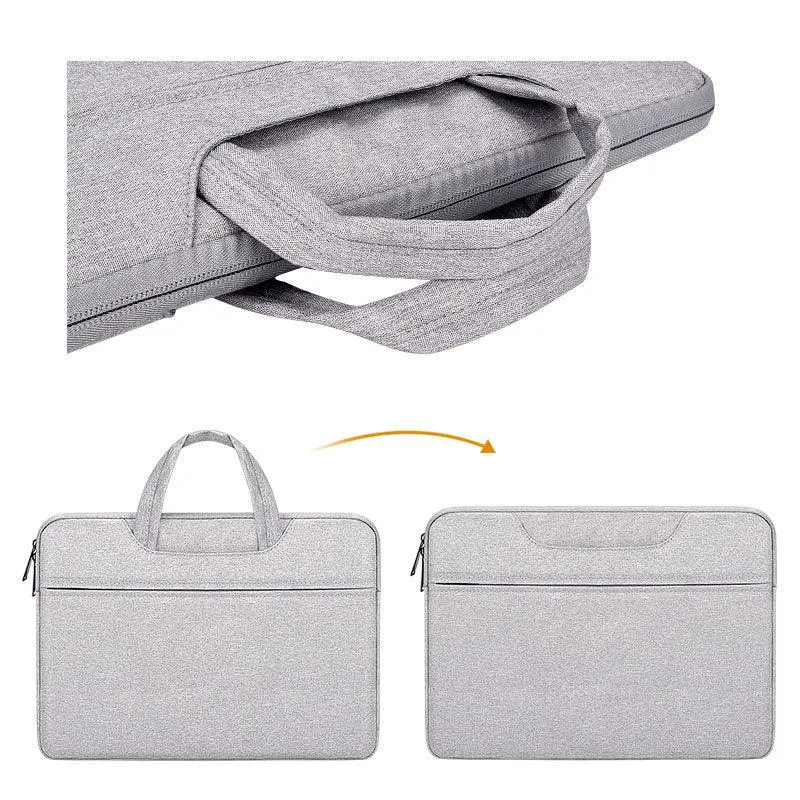 Custom Logo Waterproof Business Computer Laptop Bag Sleeve-Grey