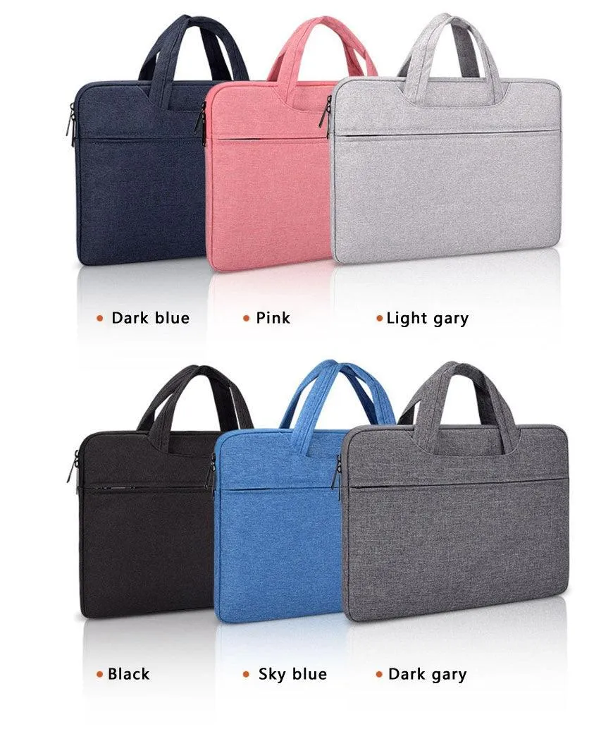 Custom Logo Waterproof Business Computer Laptop Bag Sleeve-Grey