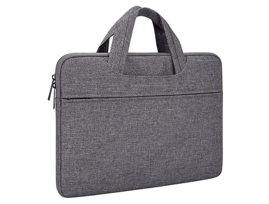 Custom Logo Waterproof Business Computer Laptop Bag Sleeve-Grey