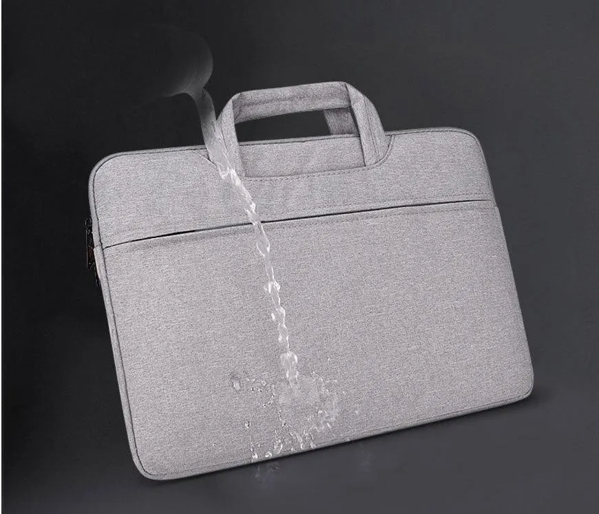 Custom Logo Waterproof Business Computer Laptop Bag Sleeve-Grey