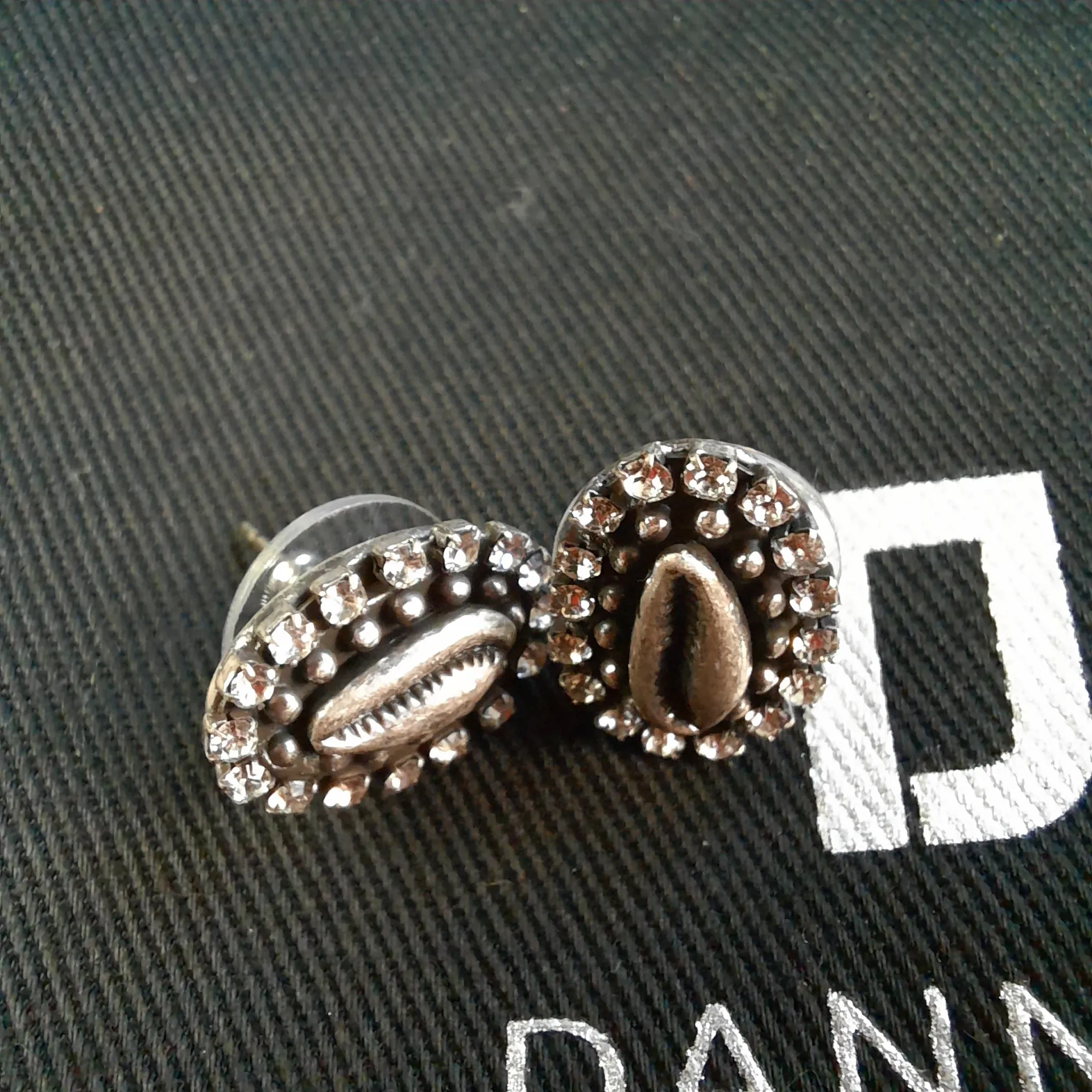 Dannijo Cowrie Shell Stud Earring