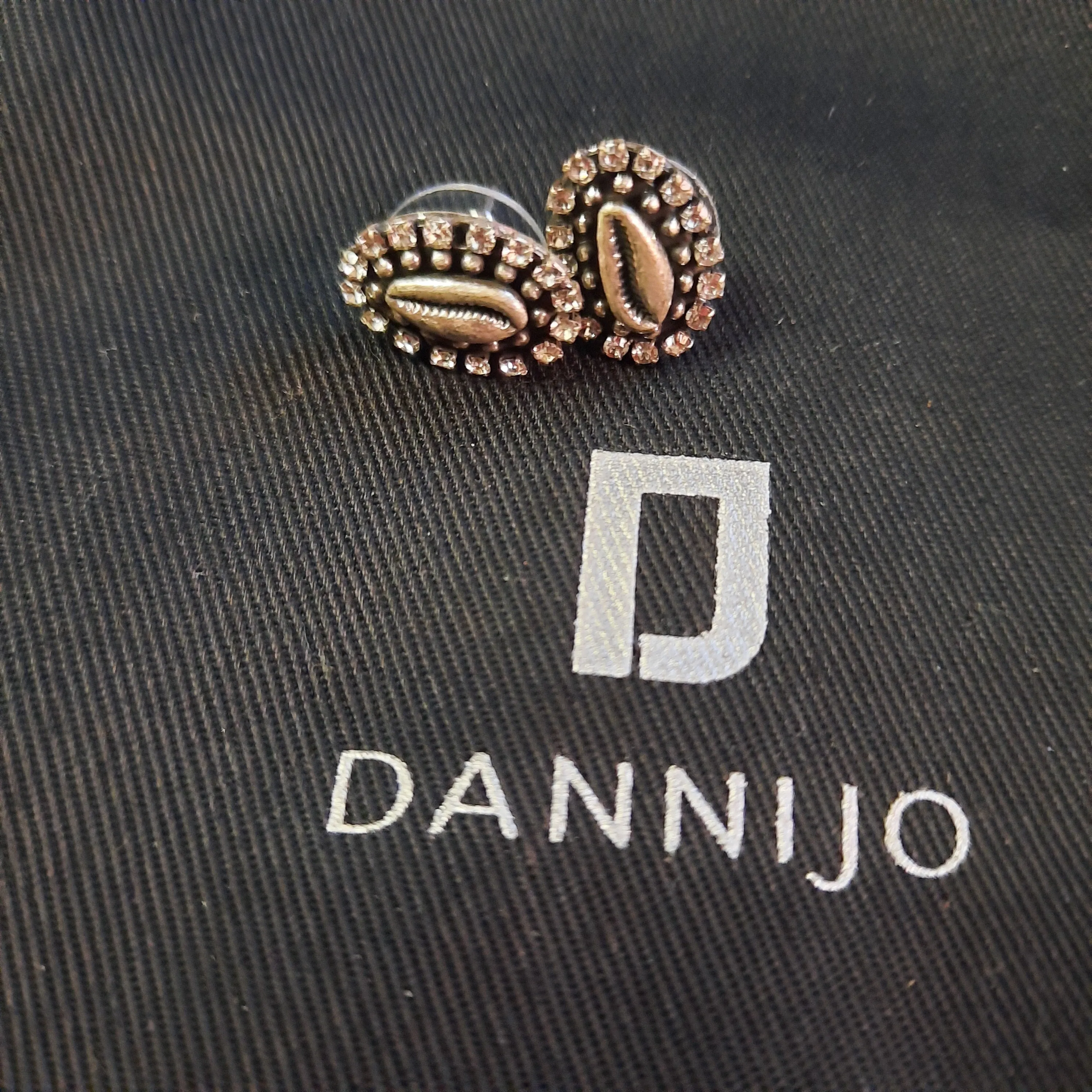 Dannijo Cowrie Shell Stud Earring