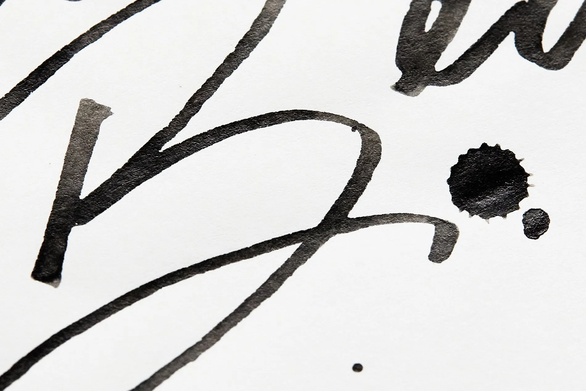 De Atramentis Document Ink Black - Ink Sample