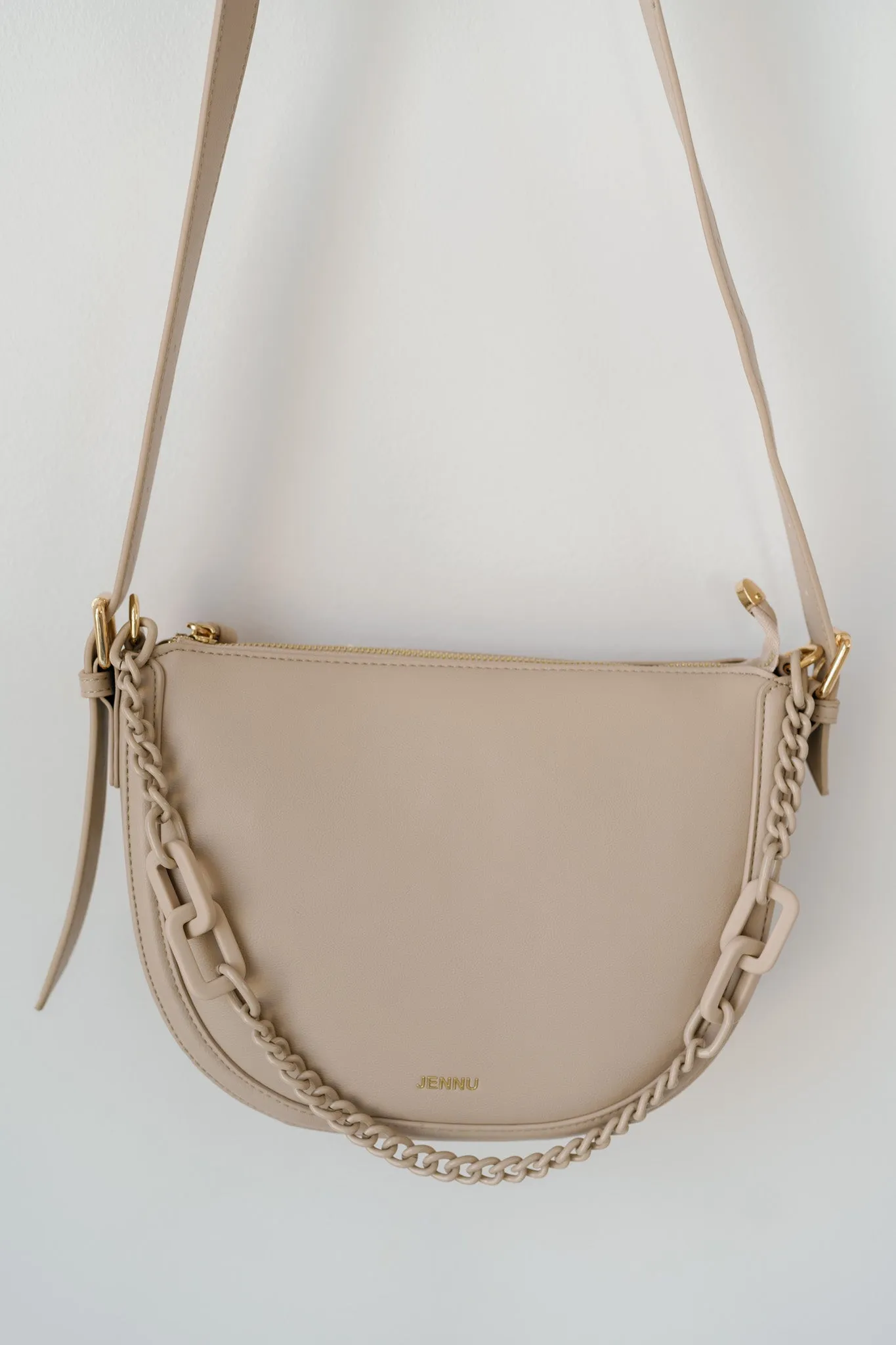 Delhi Chain Saddle Bag-Sand