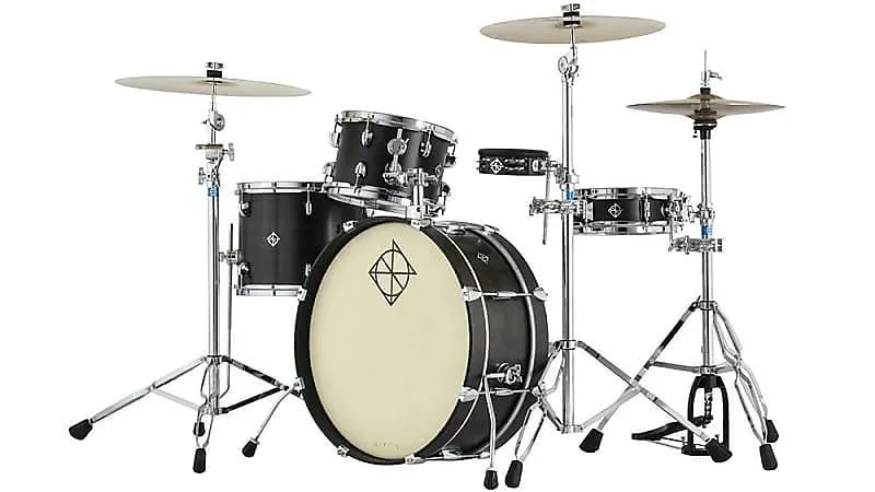 Dixon L520BKC Little Roomer 5-Piece Drum Set in Black Coal