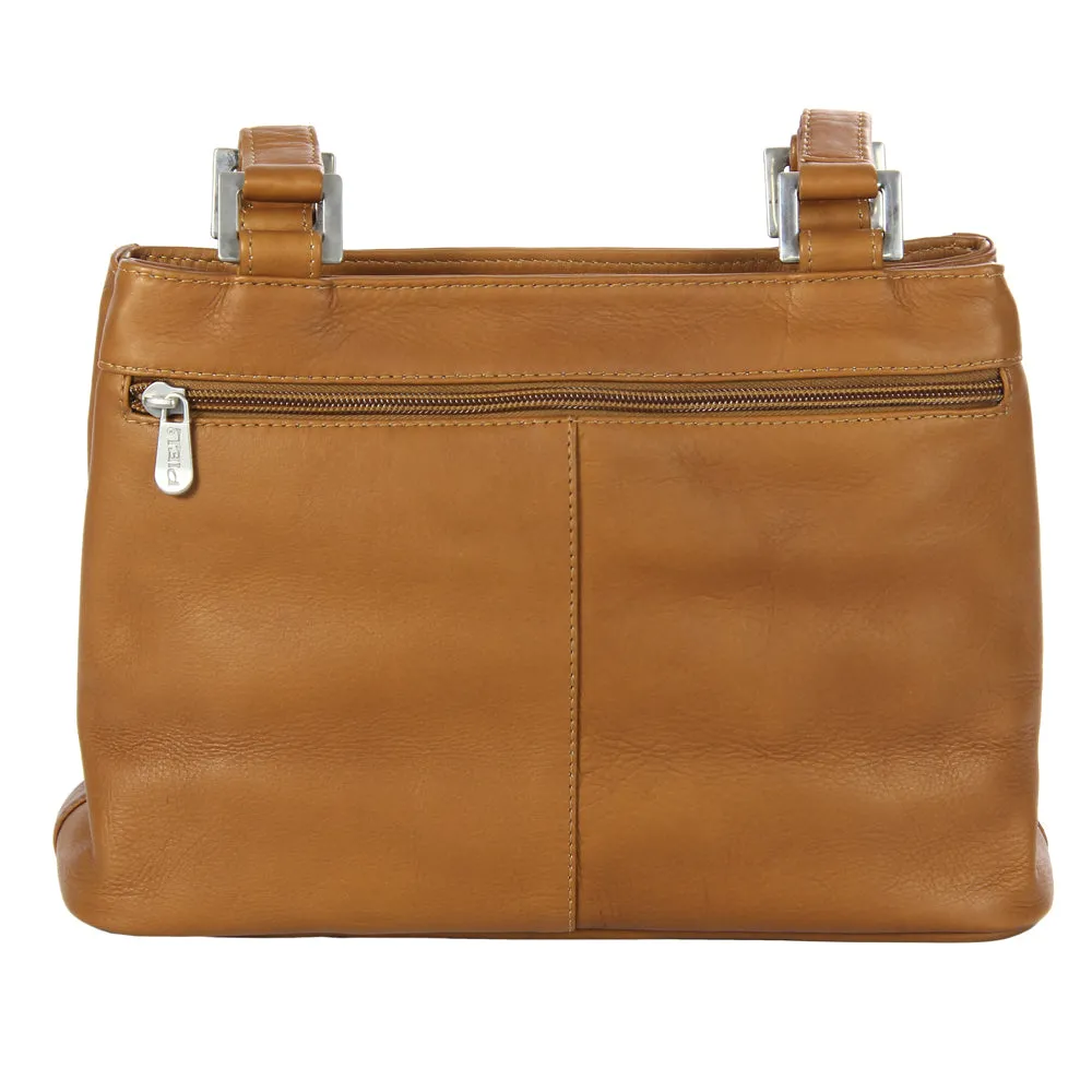 DOUBLE COMPARTMENT SHOULDER BAG