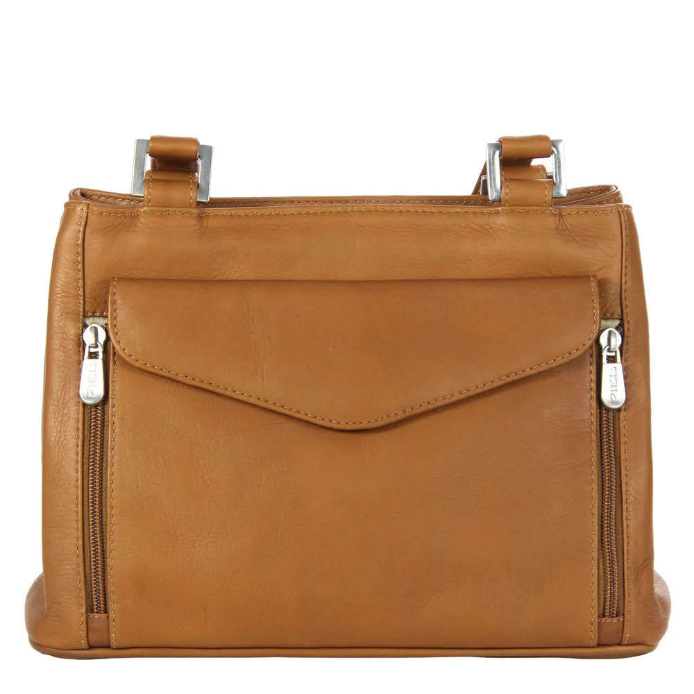 DOUBLE COMPARTMENT SHOULDER BAG