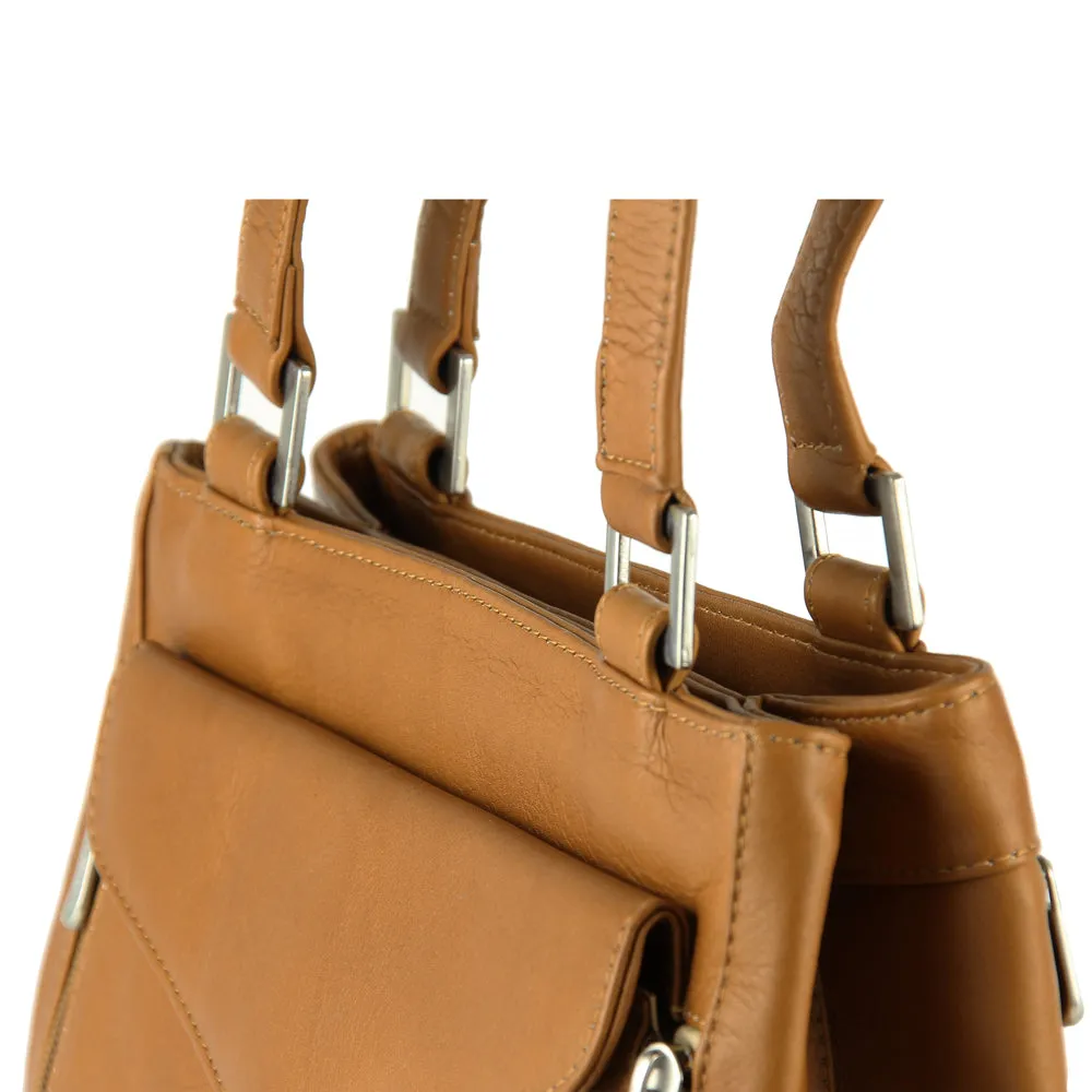 DOUBLE COMPARTMENT SHOULDER BAG