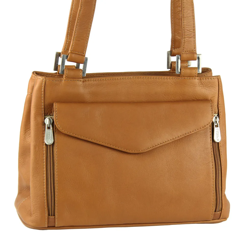 DOUBLE COMPARTMENT SHOULDER BAG