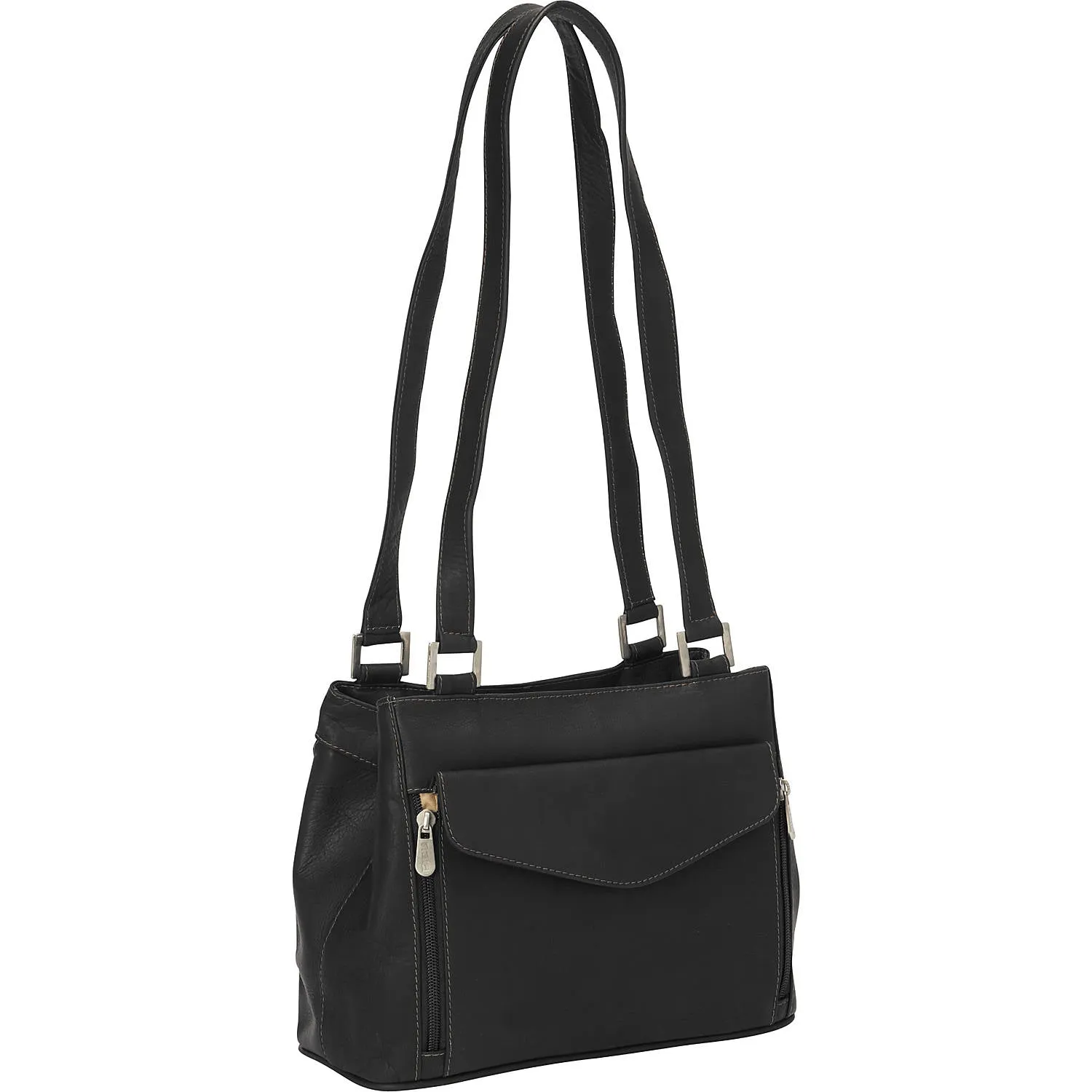 DOUBLE COMPARTMENT SHOULDER BAG