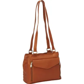 DOUBLE COMPARTMENT SHOULDER BAG