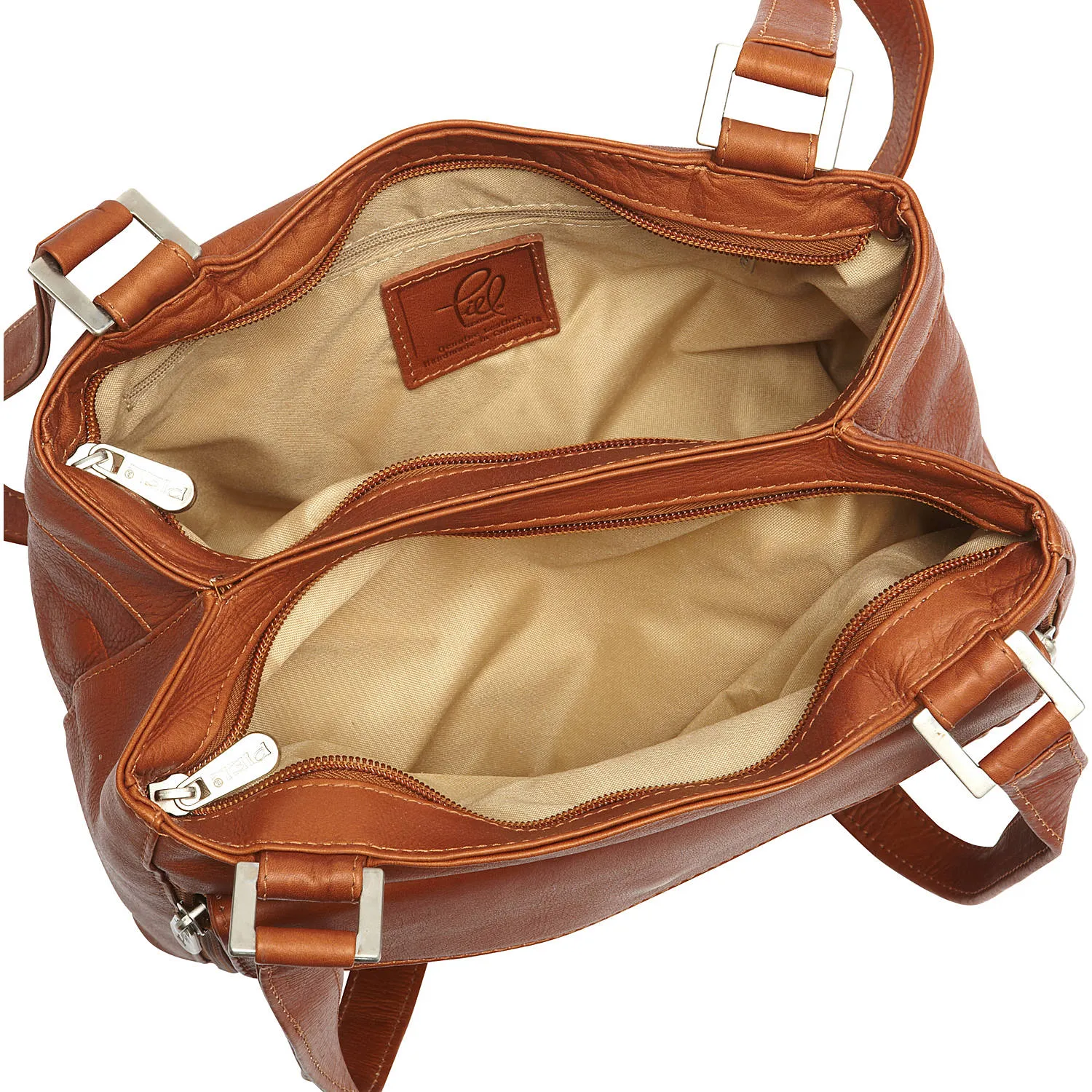 DOUBLE COMPARTMENT SHOULDER BAG