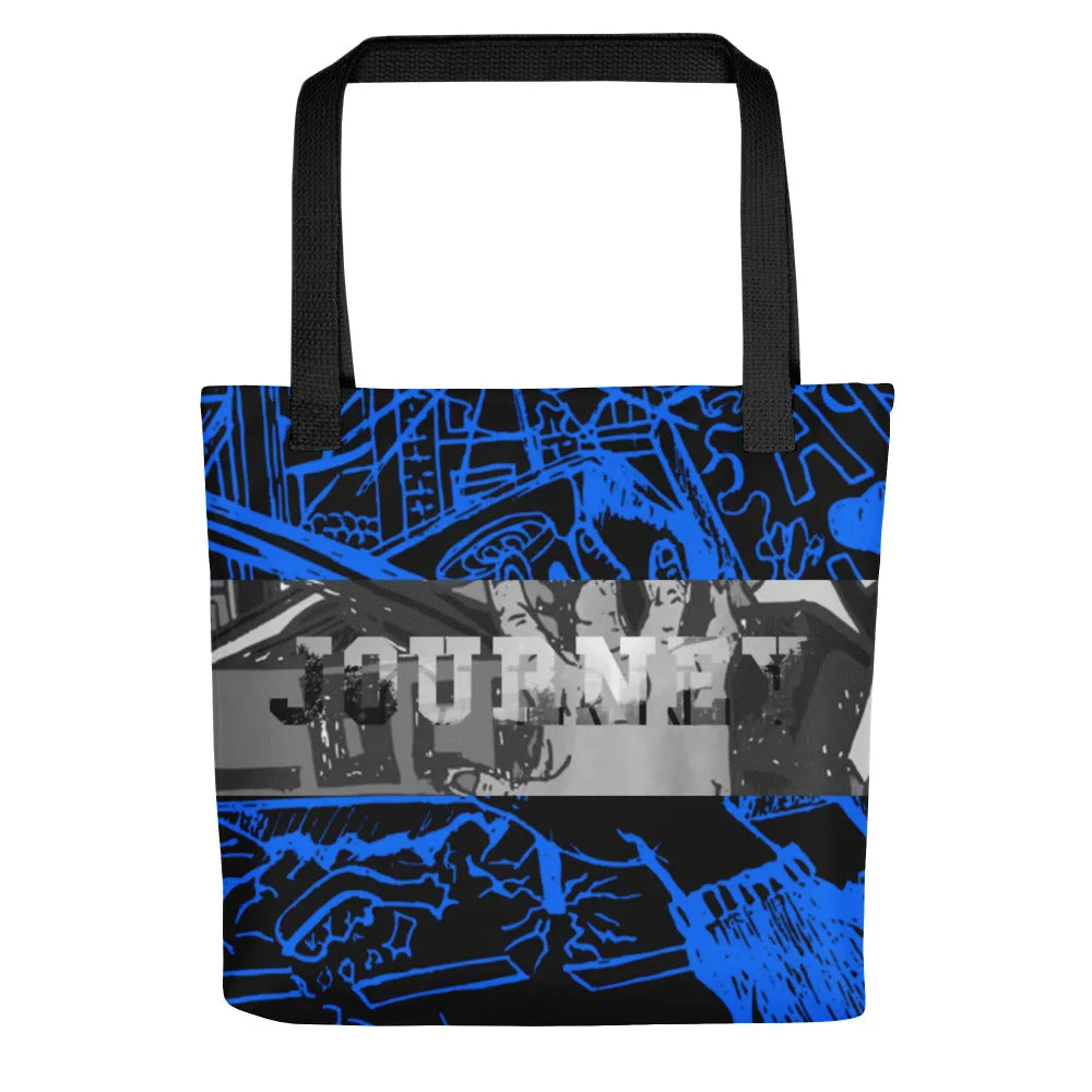 Dream Black-blue Tote bag