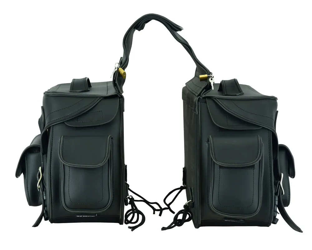 DS322 Two Strap Saddle Bag