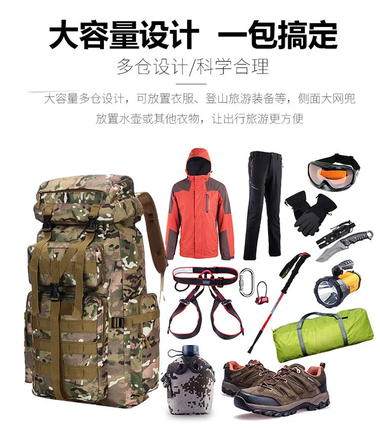 Durable Outdoor Equipment Climbing Hiking Backpack Bags