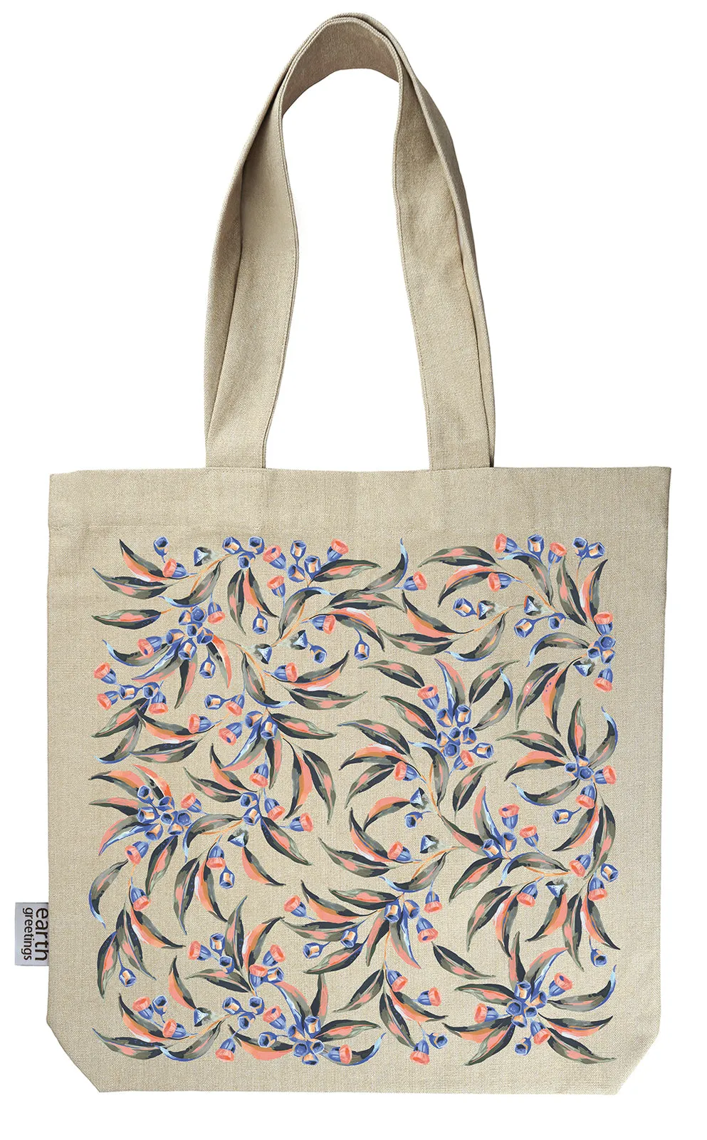 Earth Greetings Tote Bag With Pocket - Gumnut Dance