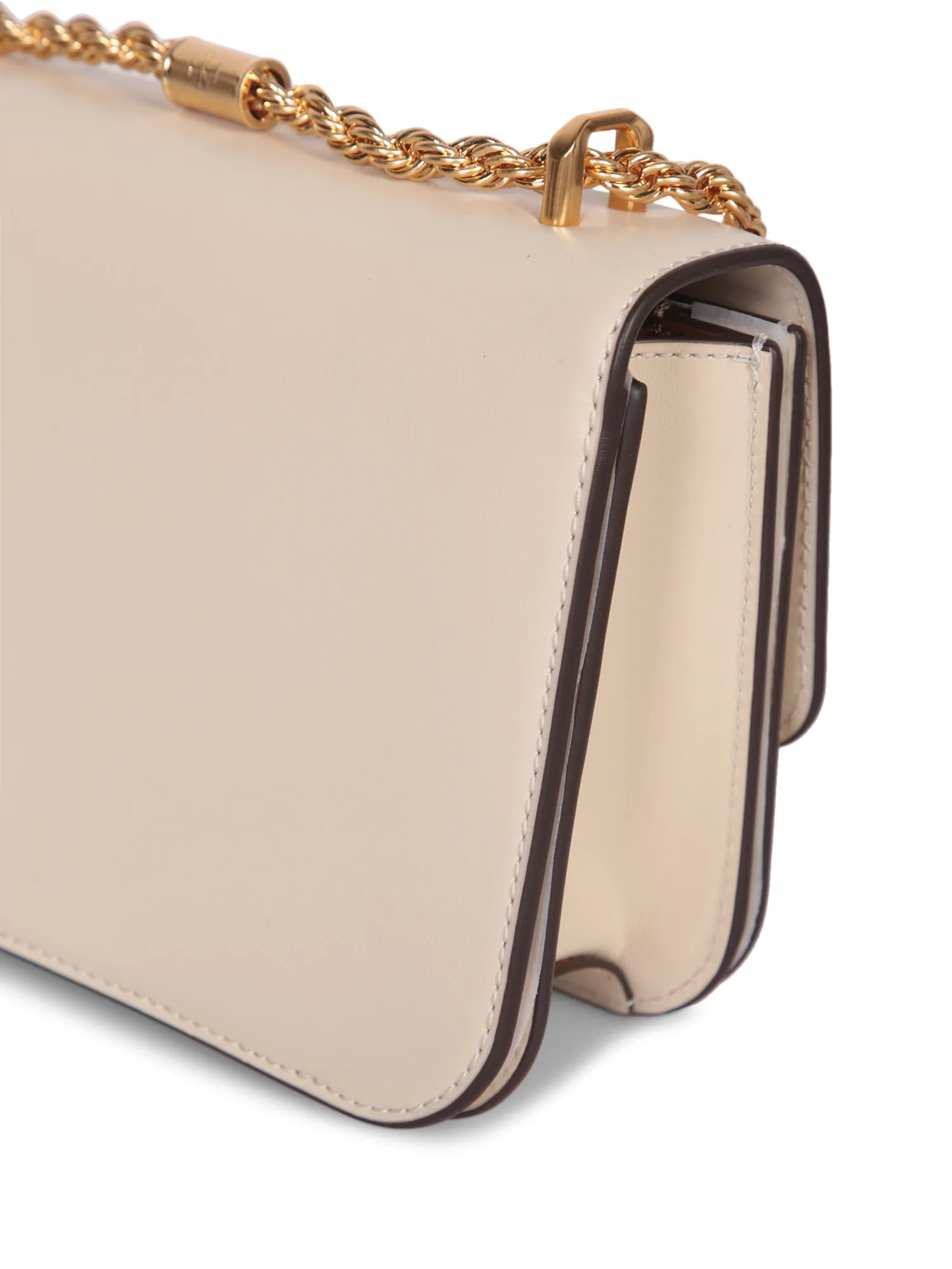 Eleanor Small Ivory Leather Bag