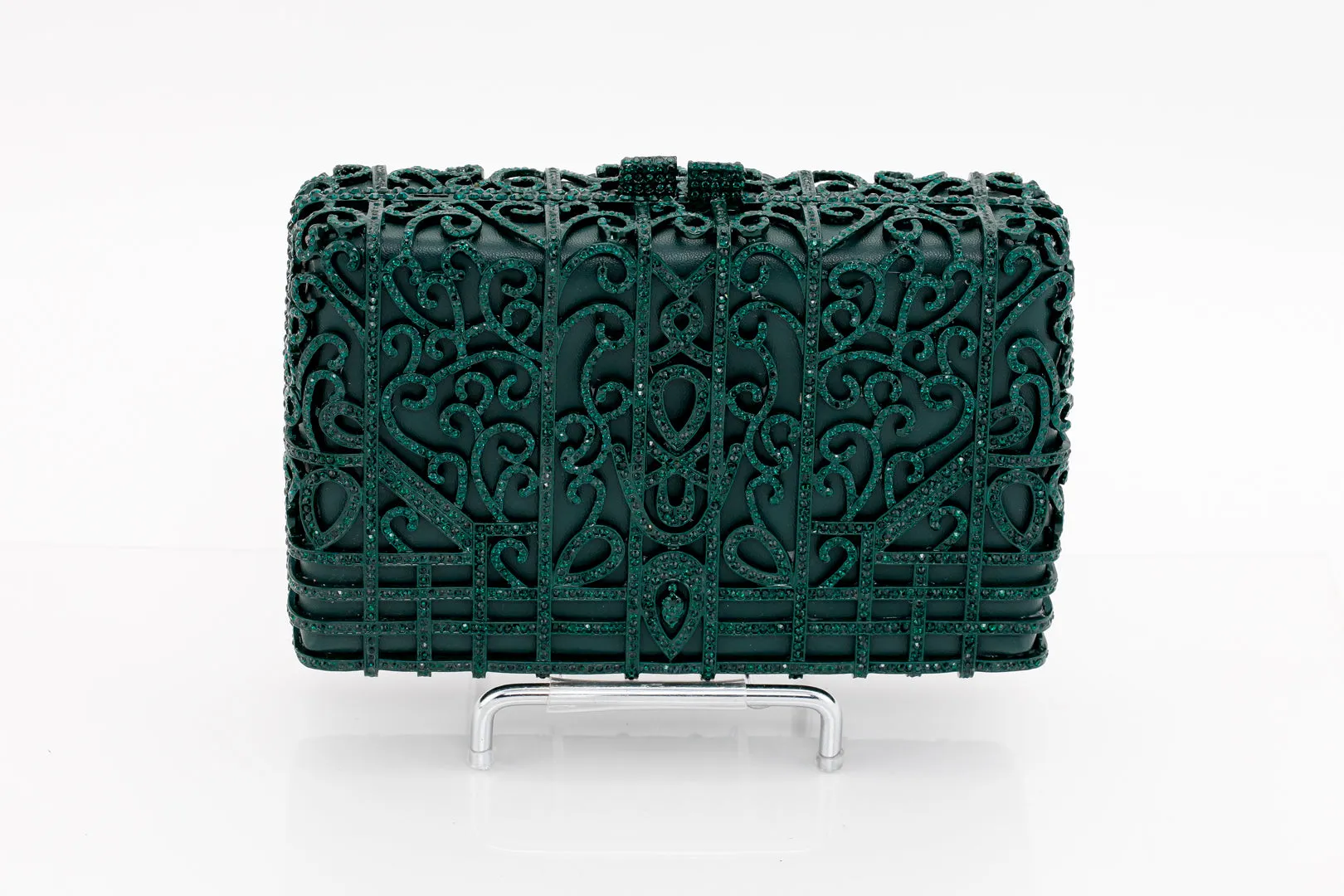 Emerald Rectangular Evening Bag