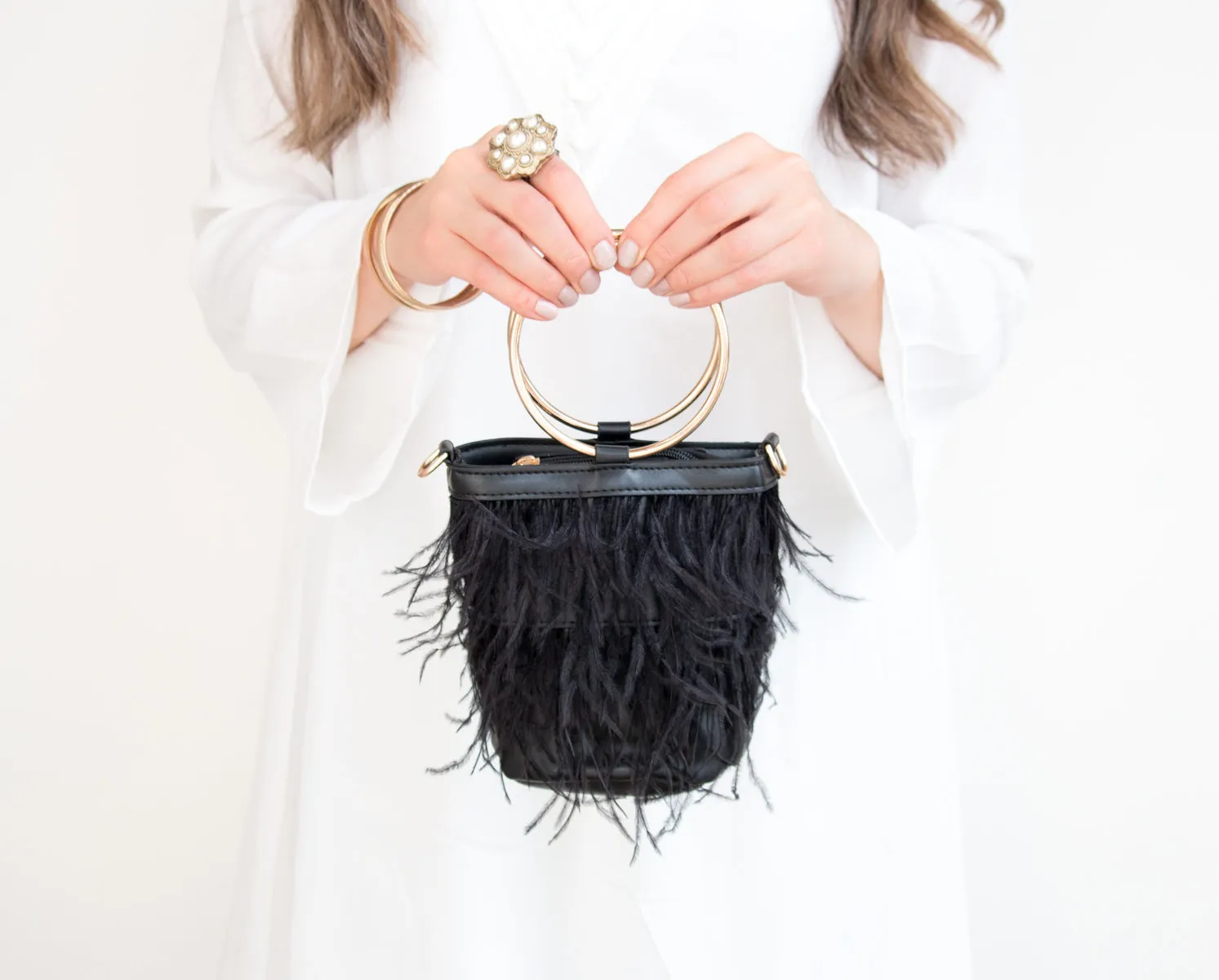 Feather Handbag