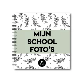 Fill-in book My School Photos | green