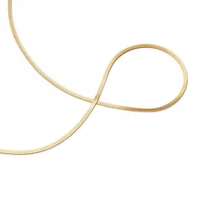 Fine Snake Chain 18ct Gold Plated Necklace SN17_GP