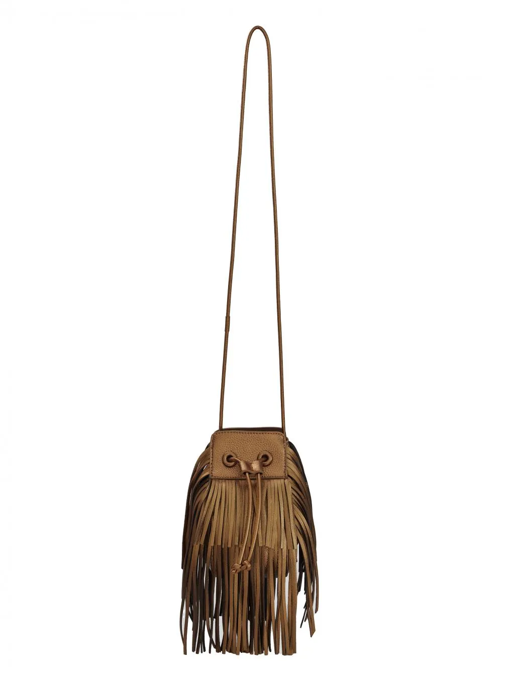 FRINGE POUCH SHOULDER BAG