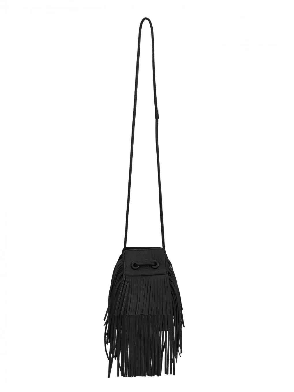 FRINGE POUCH SHOULDER BAG