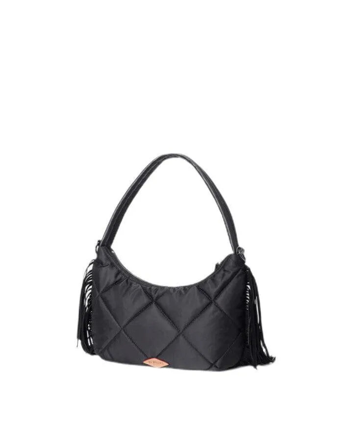 Fringe Quilted Small Bowery Shoulder Bag