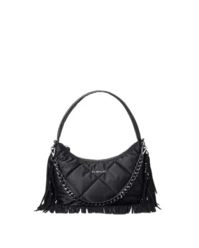 Fringe Quilted Small Bowery Shoulder Bag