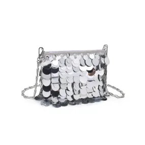 Gemma Evening Bag - Silver