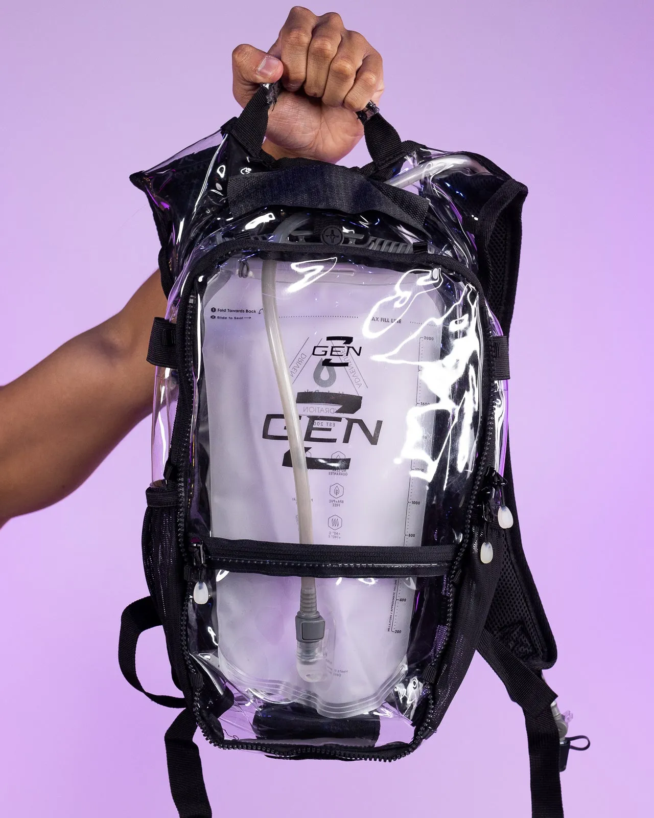 Gen Z Clear Hydration Backpack