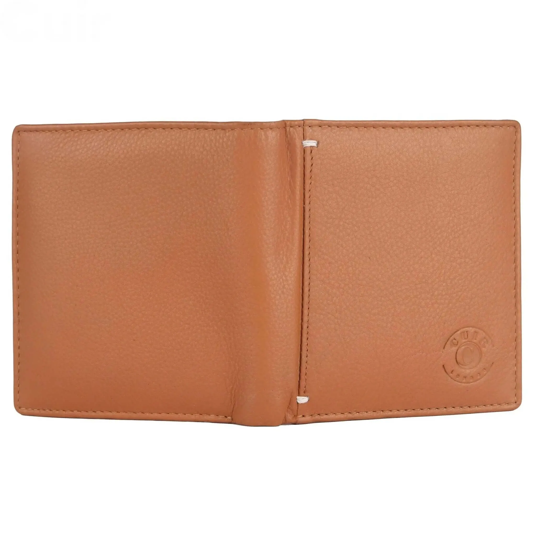 Genuine Brown Leather RFID Wallet for Men | Buff and Cow Leather | 7 Card Slots