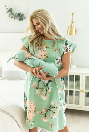 Gia Gownie & Sage Newborn Swaddle Blanket Set