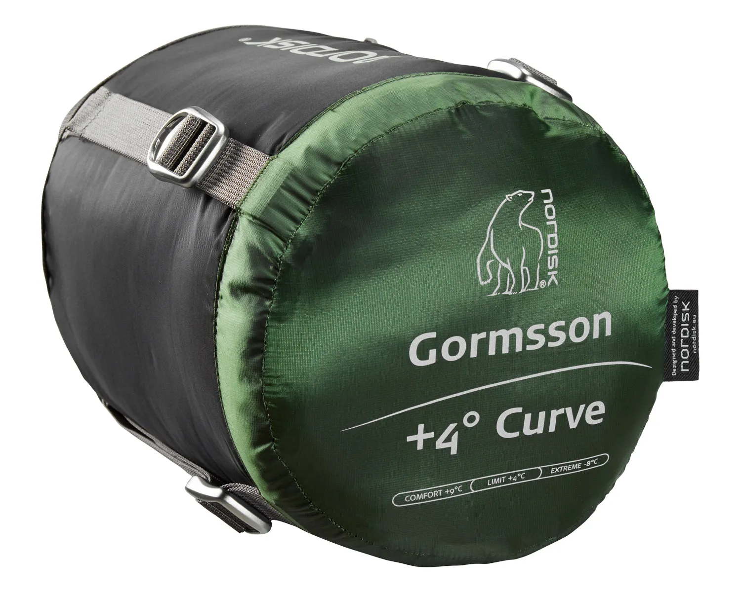 Gormsson  4° Curve sleeping bag - Artichoke Green/Mustard Yellow/Black