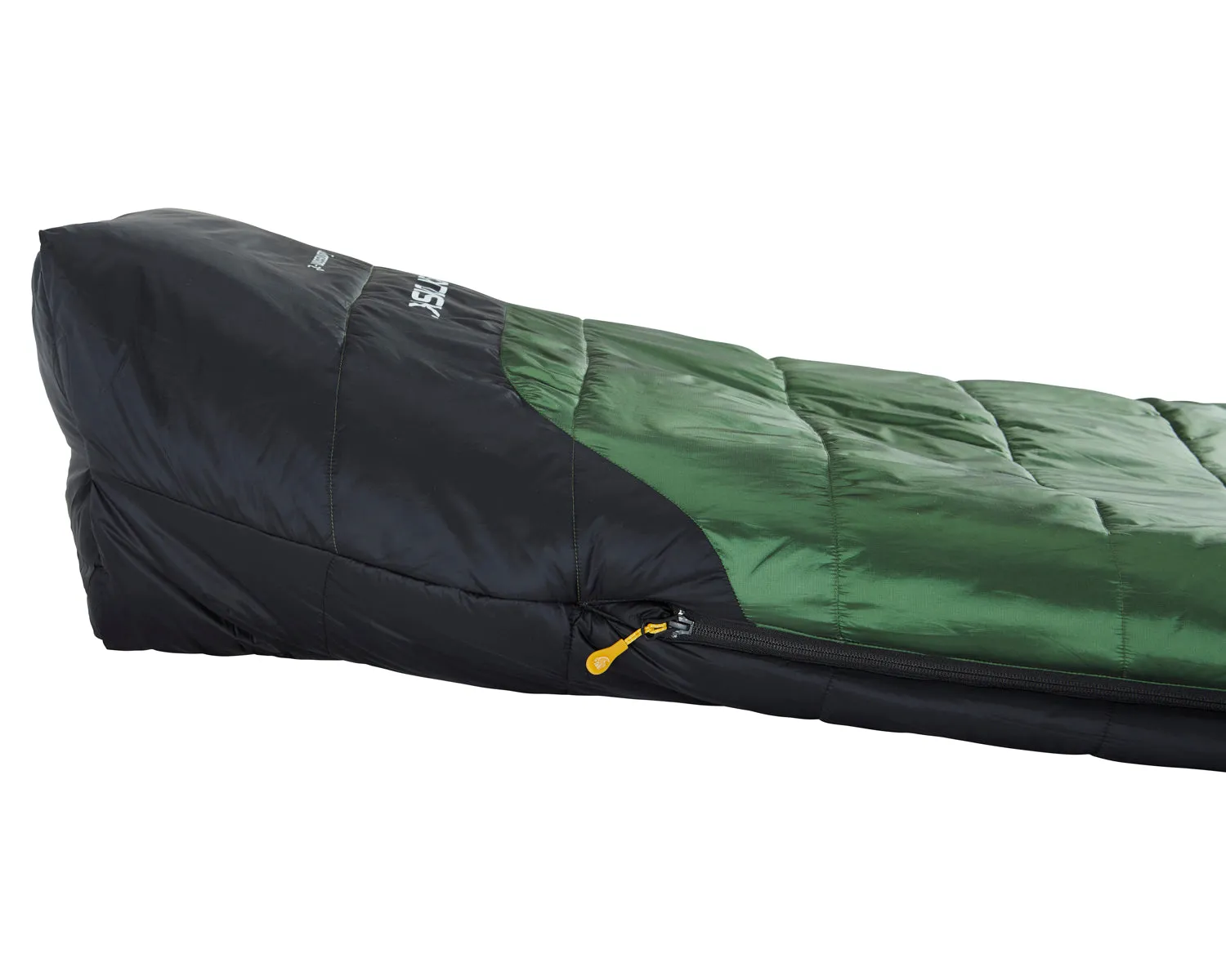 Gormsson  4° Curve sleeping bag - Artichoke Green/Mustard Yellow/Black