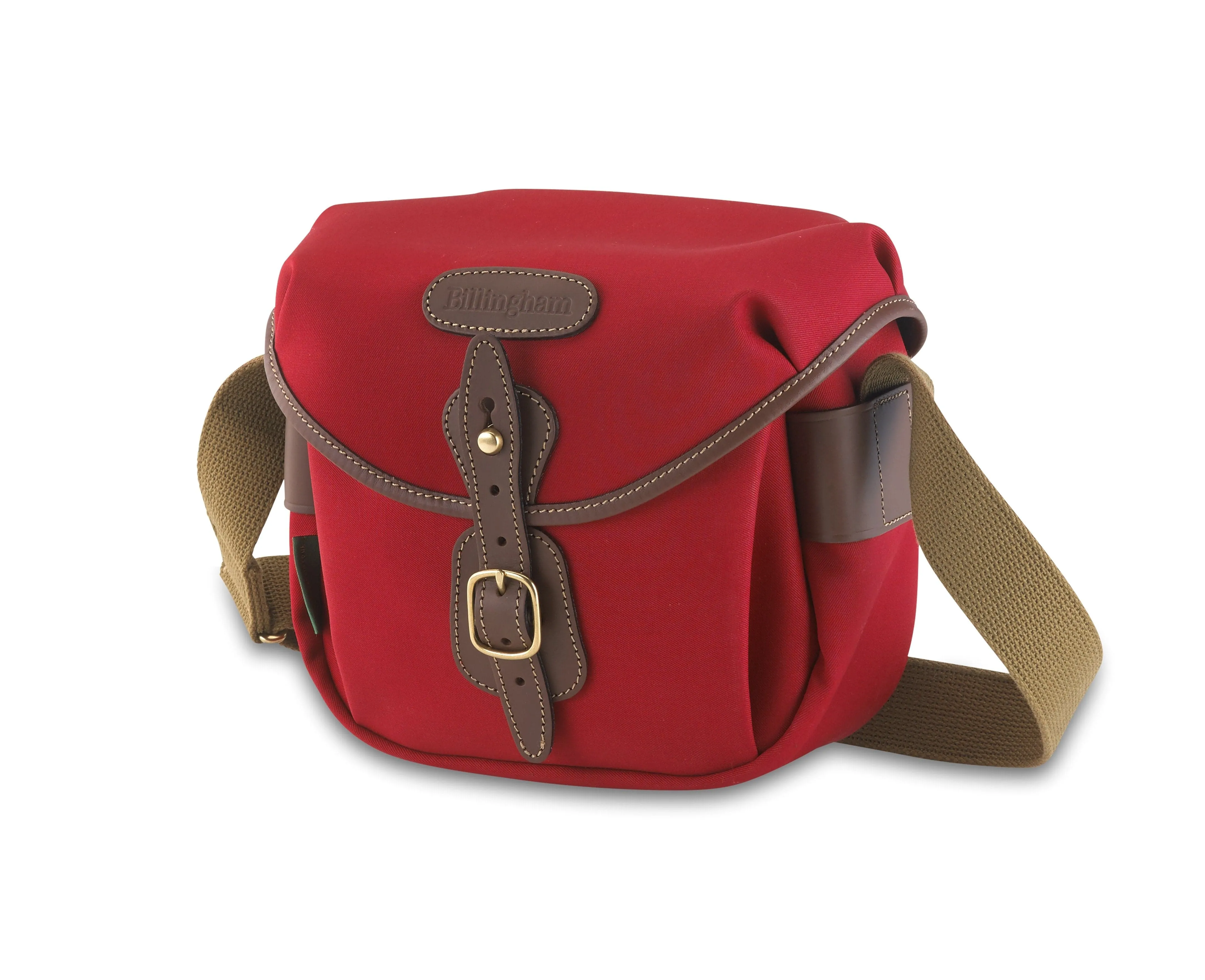 Hadley Digital Camera Bag - Burgundy Canvas / Chocolate Leather