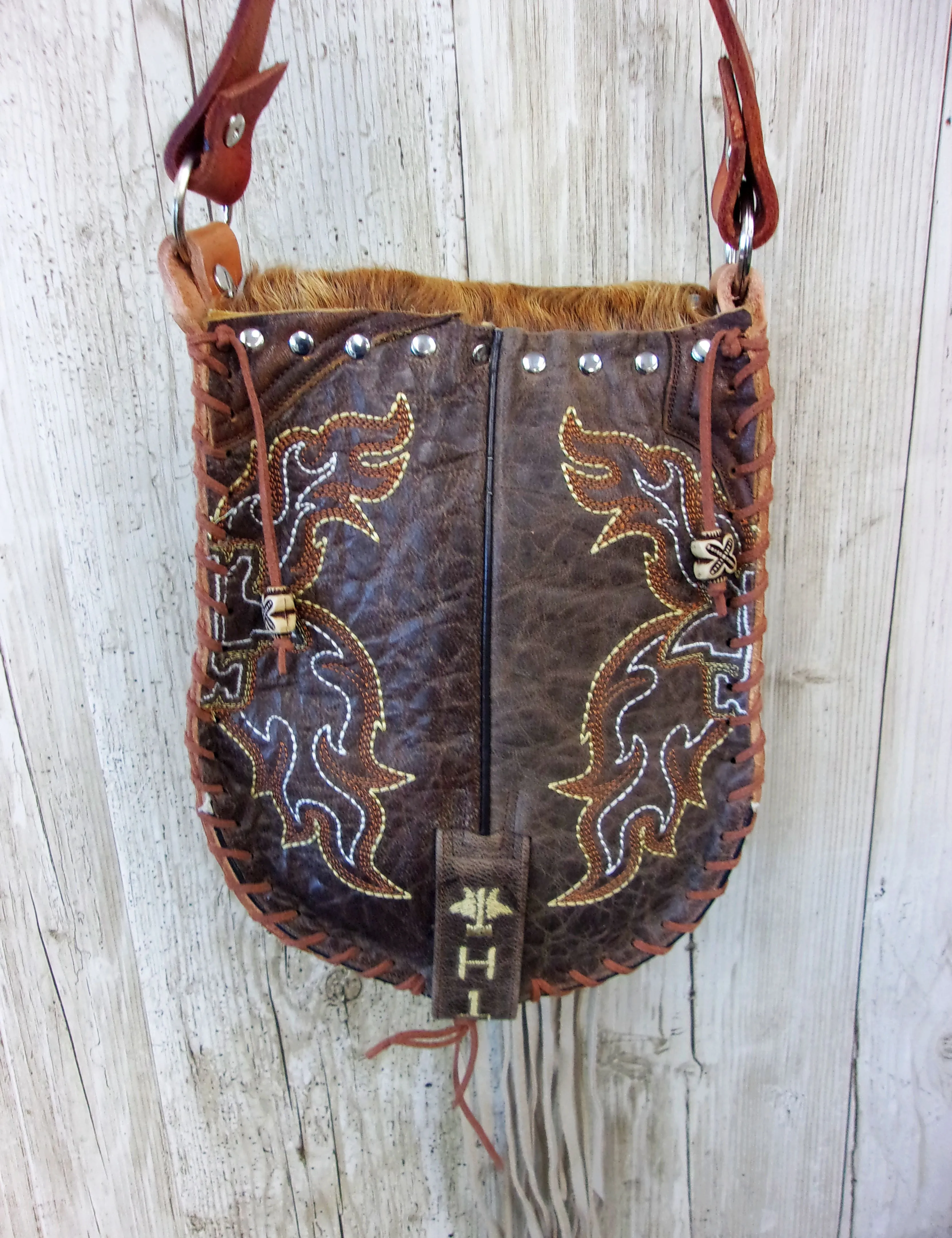 Hand-Painted Boho Bag P04