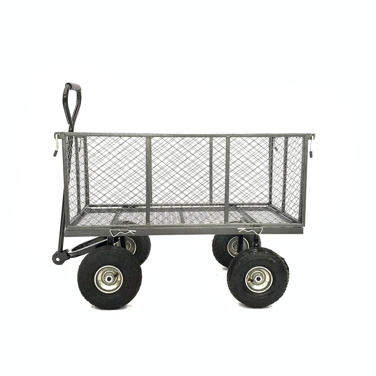 Heavy-Duty 300kg Steel Mesh Garden Cart, 10in Tires Wallaroo