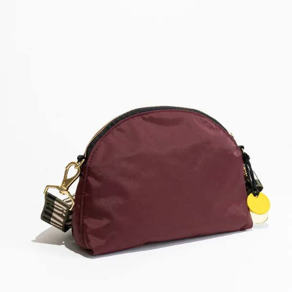 Hopper | Wine Nylon   Geo Webbed Strap