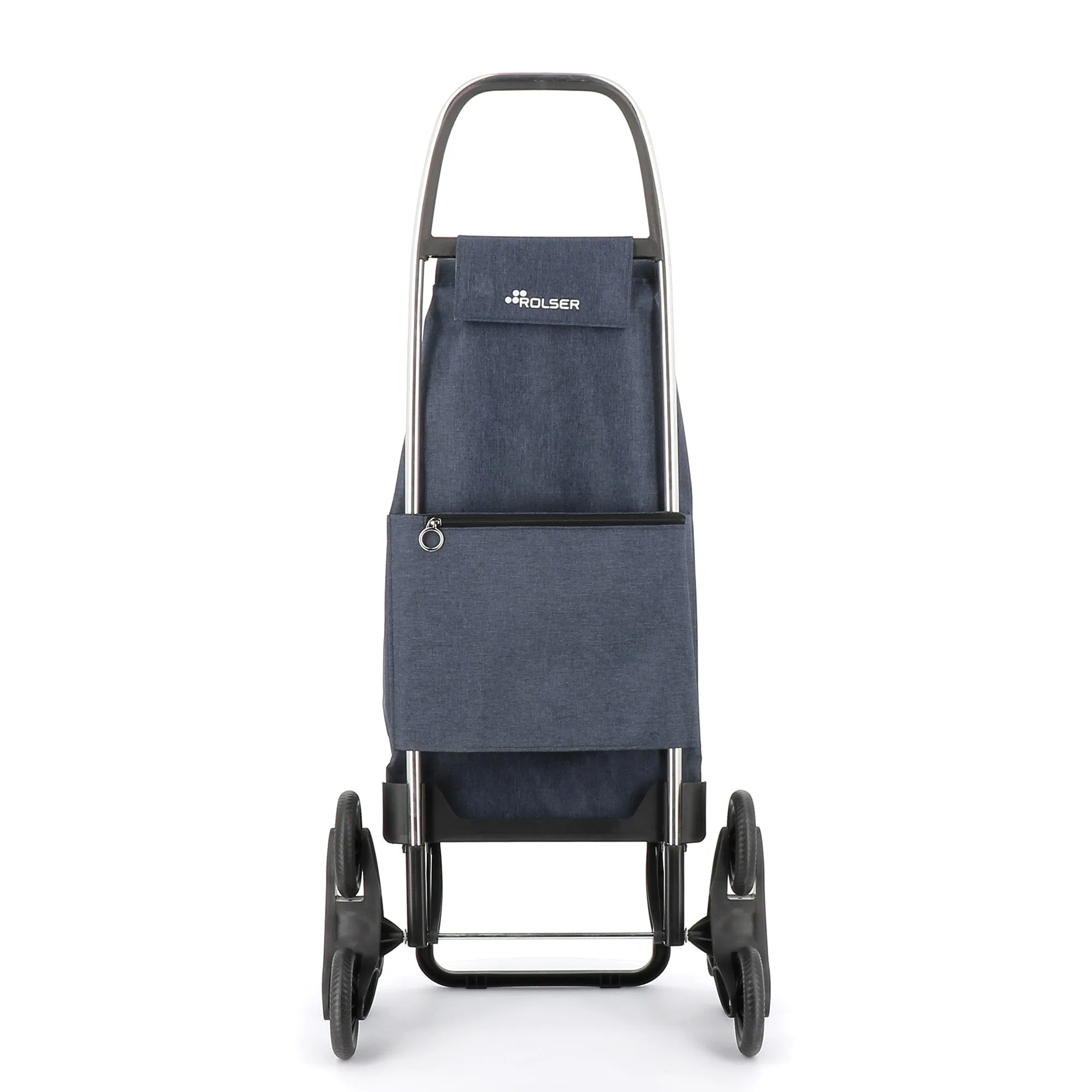 I-Max Tweed 6 Shopping Trolley - Navy