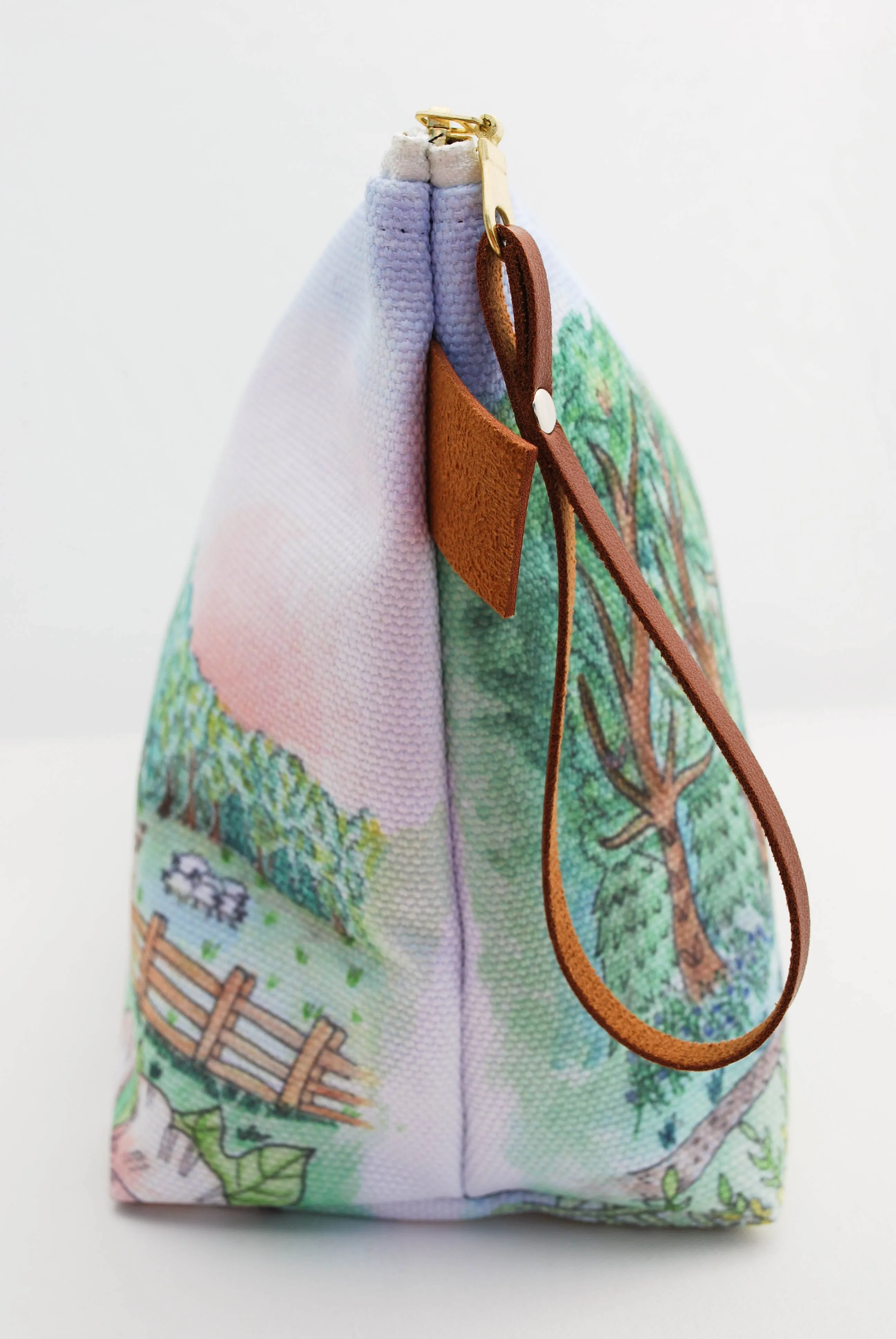 Illustrated Project Bag for Knitting, Crafts: "The Maker's Forest" from Story Maker