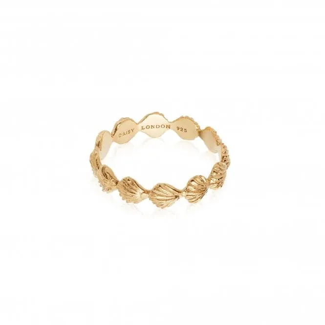 Isla Shell Stacking 18ct Gold Plated Ring SSR03_GP