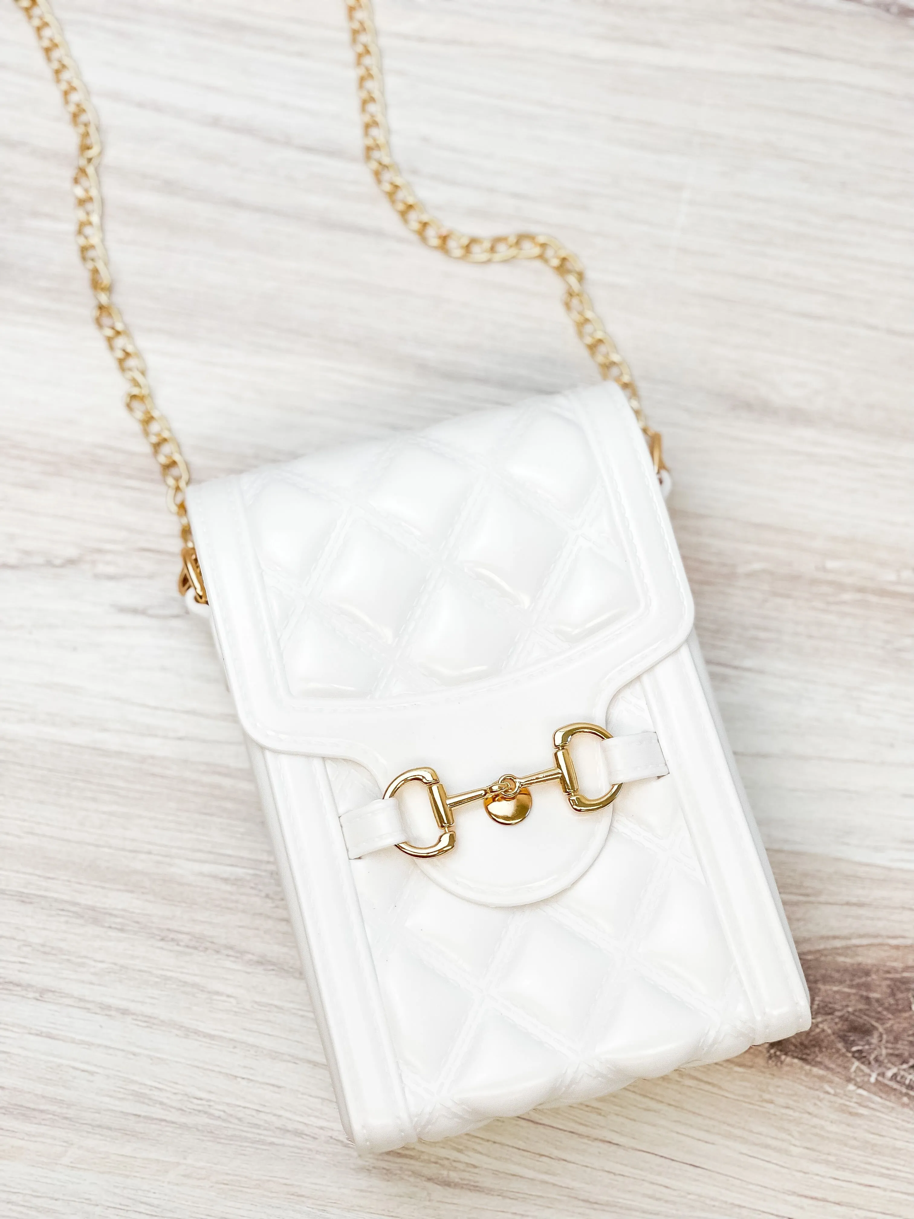 Jelly Mini Crossbody Bag - White