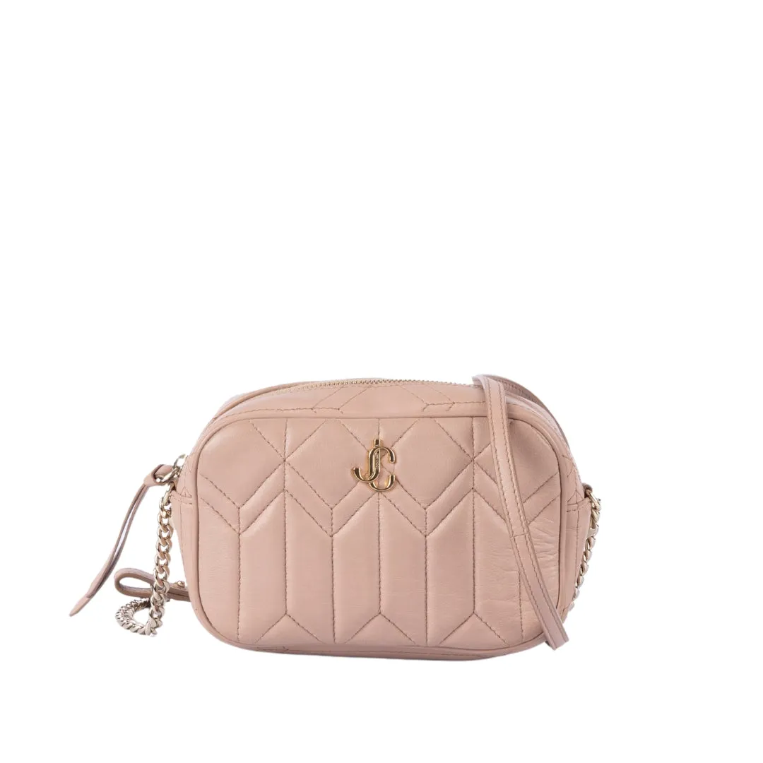 Jimmy Choo Quilted JC Camera Crossbody Bag