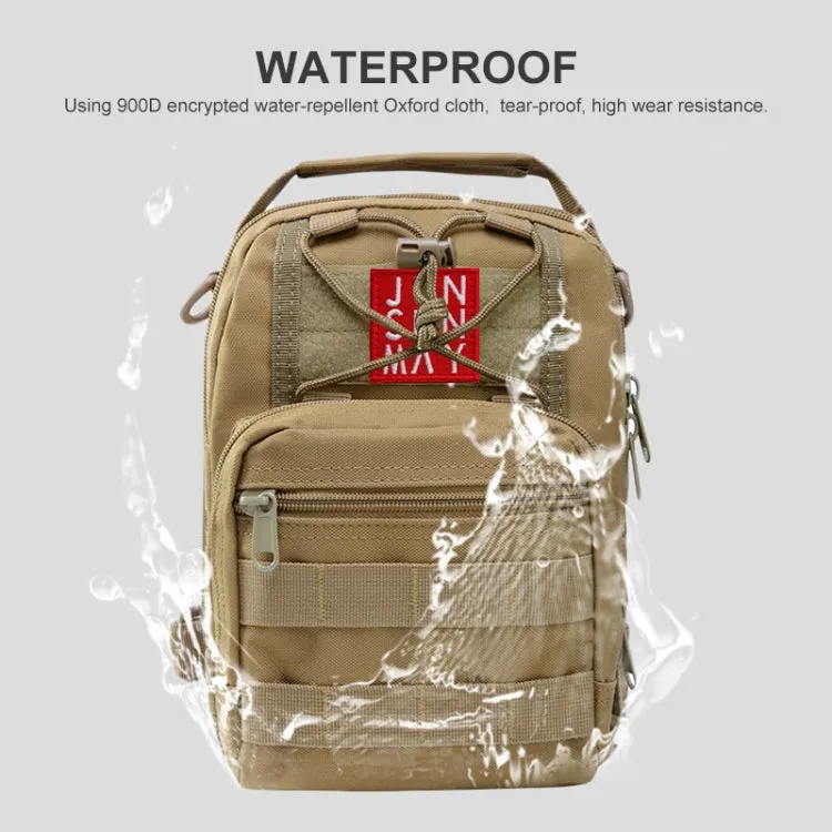 JUNSUNMAY J014 10L Waterproof Outdoor Sports Chest Pack Crossbody Bag(Army Green)