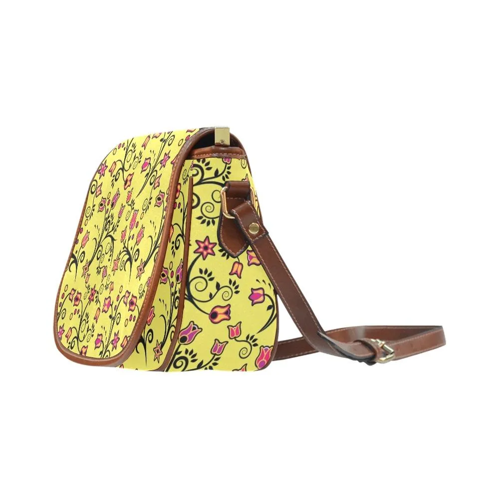 Key Lime Star Saddle Bag/Small