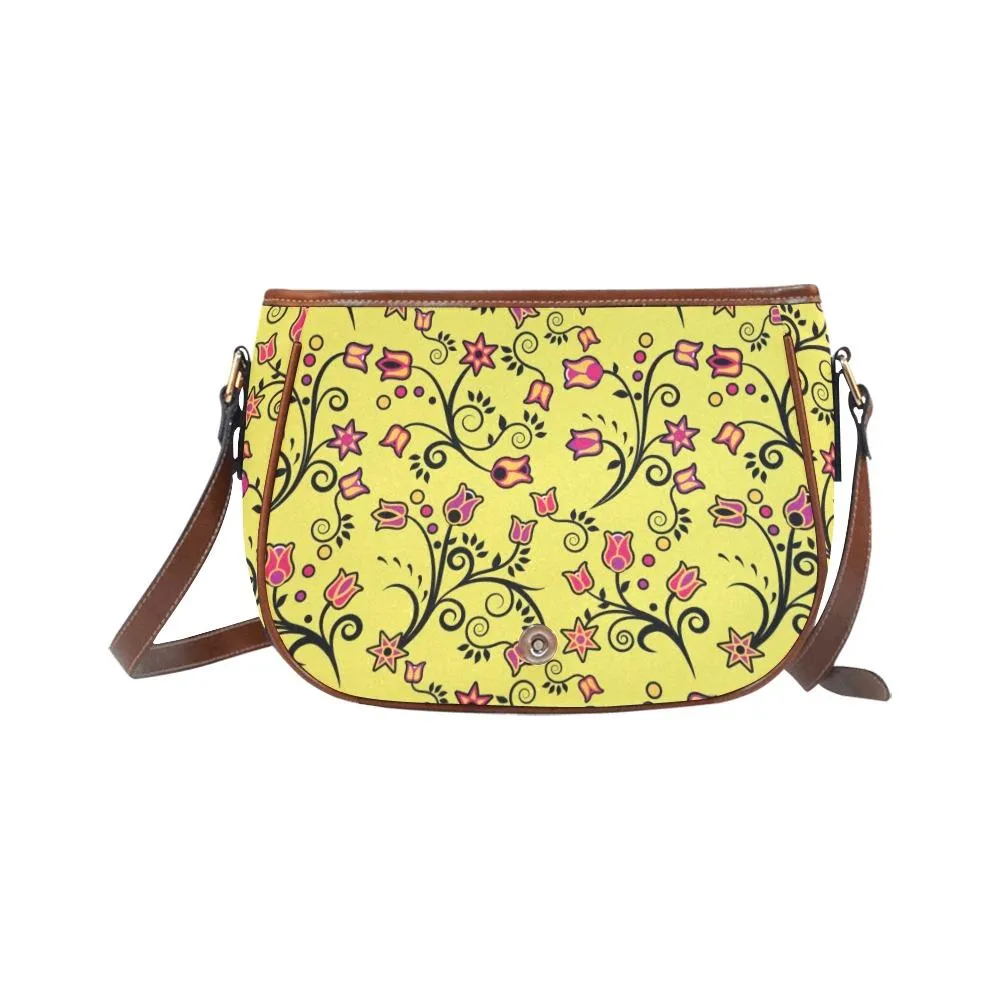 Key Lime Star Saddle Bag/Small